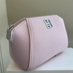 Givenchy pink logo cosmetics bag /Pouch Brand New in box! Cute Clutch